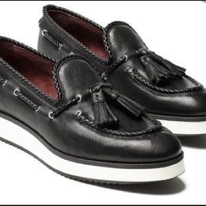 rag & bone Black Loafers with Tassels